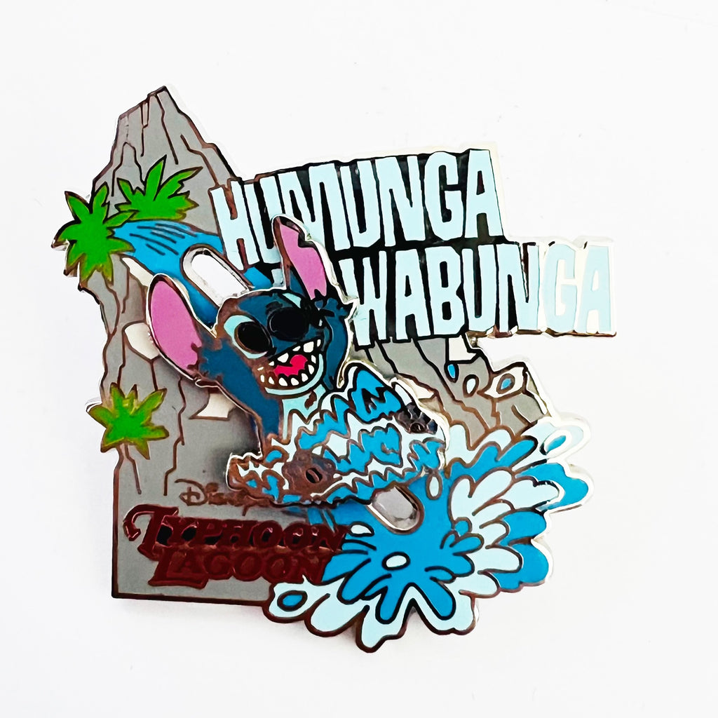 Disney Typhoon Lagoon Humunga Kowabunga Stitch Slider Pin