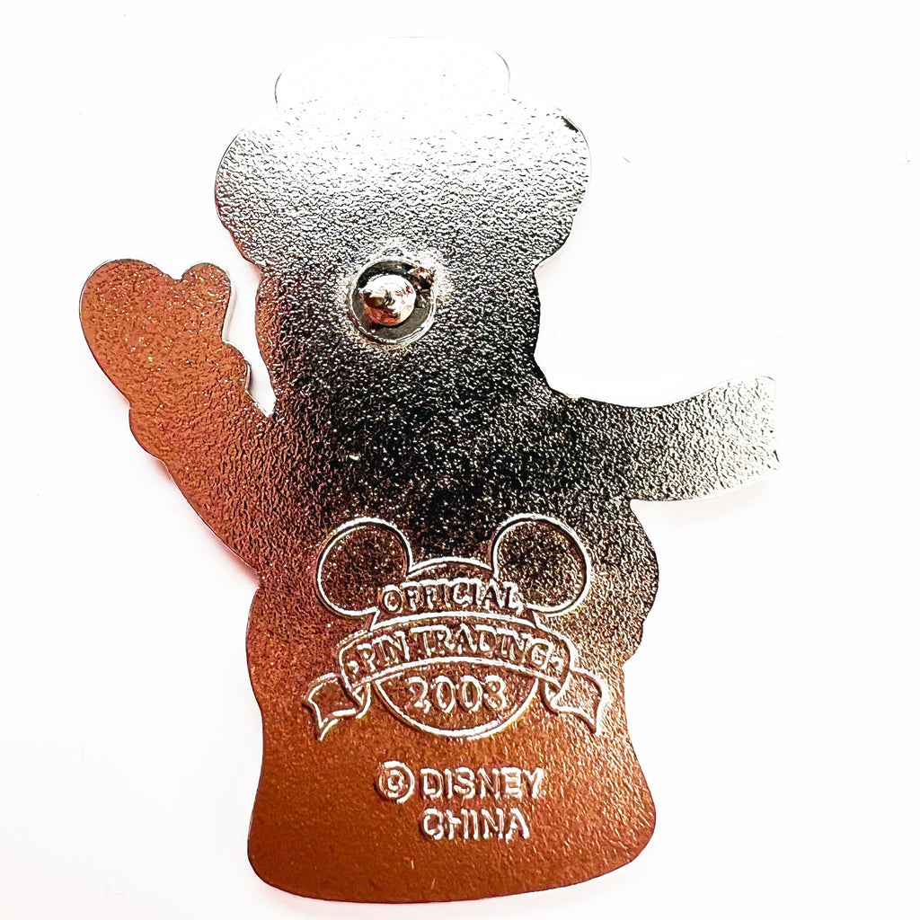 Disney Sparkle Snowman Mickey Mouse Christmas Pin