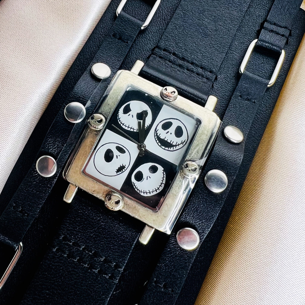 Tim Burton’s The Nightmare Before Christmas Jack Skellington Watch in Coffin Shaped Box