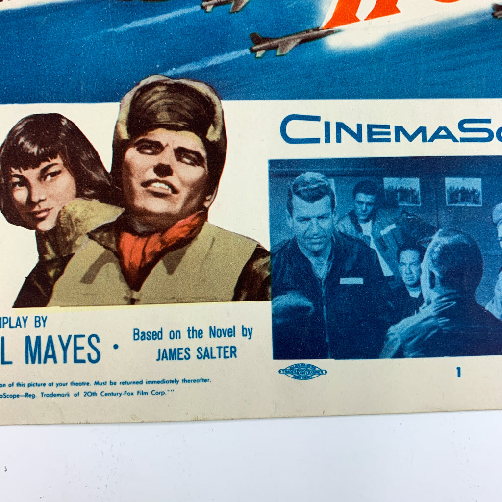 1958 CinemaScope Color By De Luxe The Hunters Robert Mitchum Lobby Card