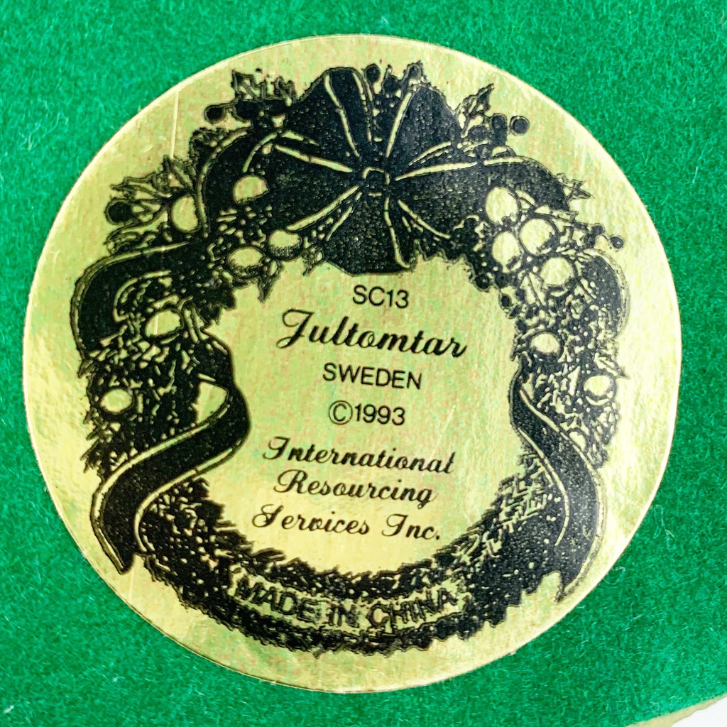 The International Santa Claus Collection 1993 Jultomten Sweden Figurine