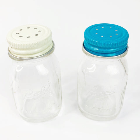 Vintage BALL Mason Jars Miniature Salt & Pepper
