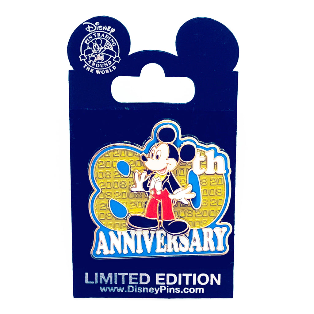 Disney Mickey's 80TH Anniversary 2008 Mickey Mouse Limited Edition 3000 Pin