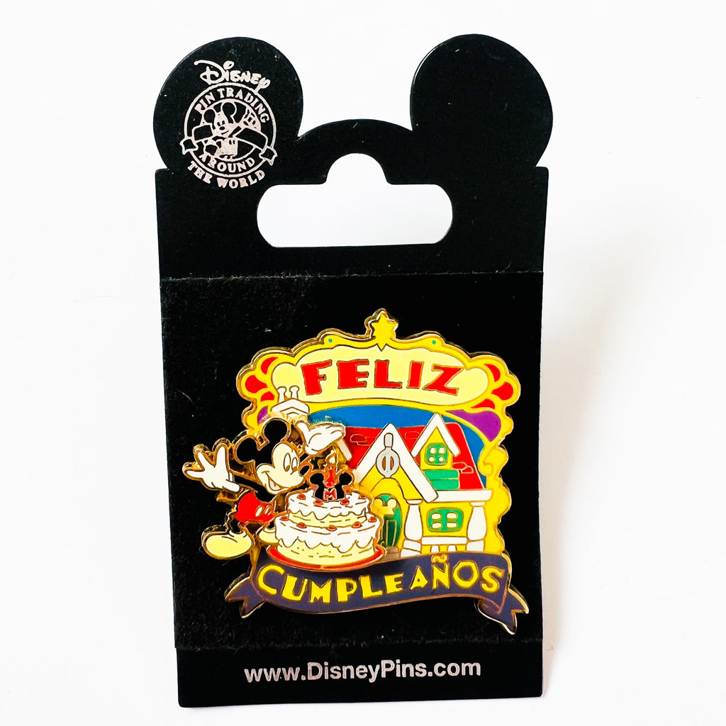 Disney Feliz Cumpleanos Baby Mickey 3D Birthday Celebration Pin