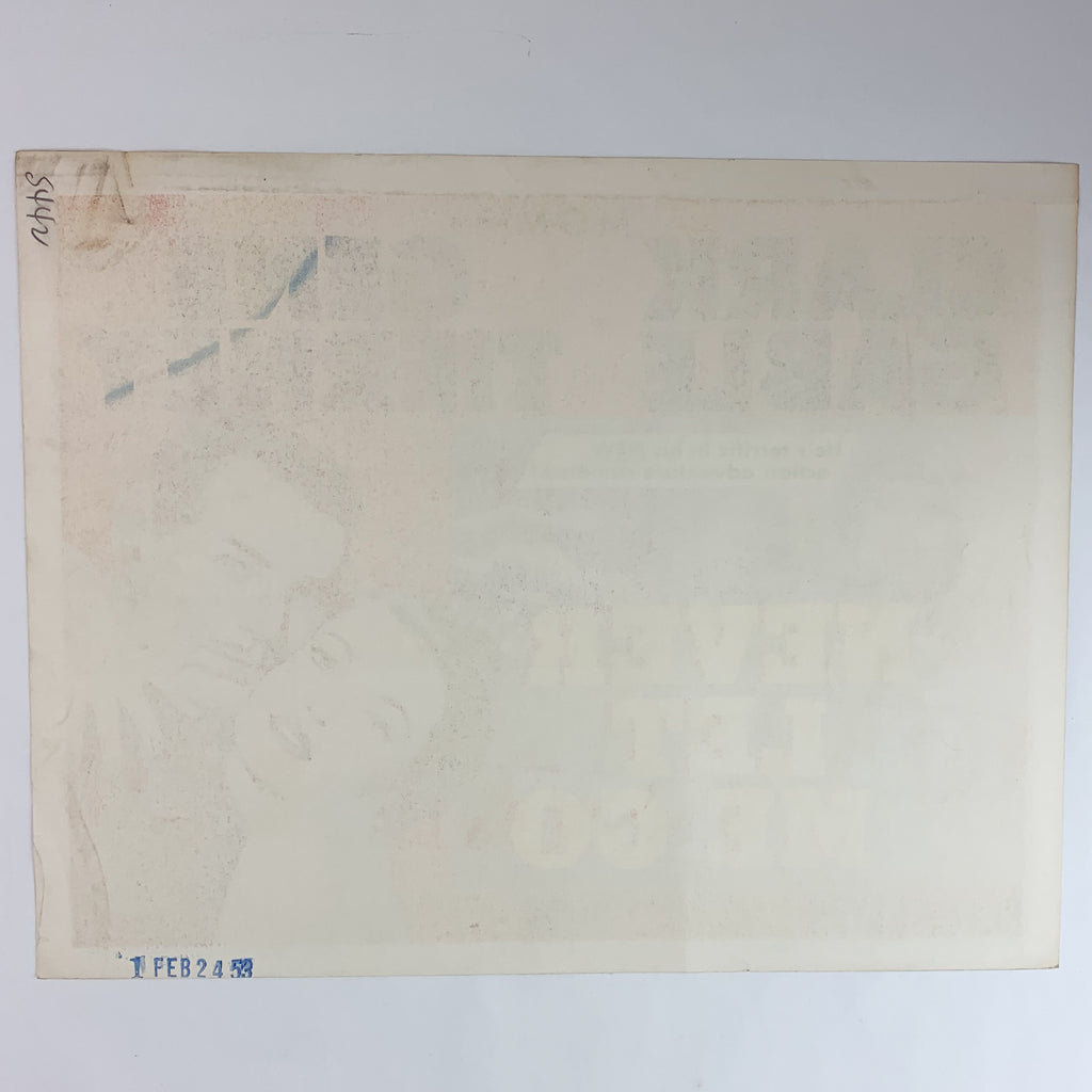 Vintage 1953 MGM Never Let me Go Clark Gable Gene Tierney #1 Lobby Card