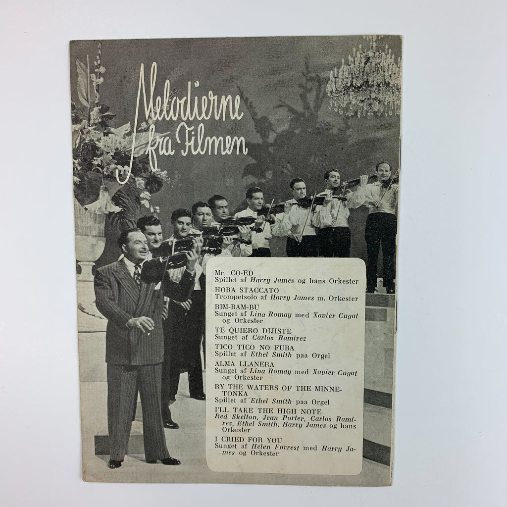 Genne Red Skelton Esther Willams Danish Movie Program