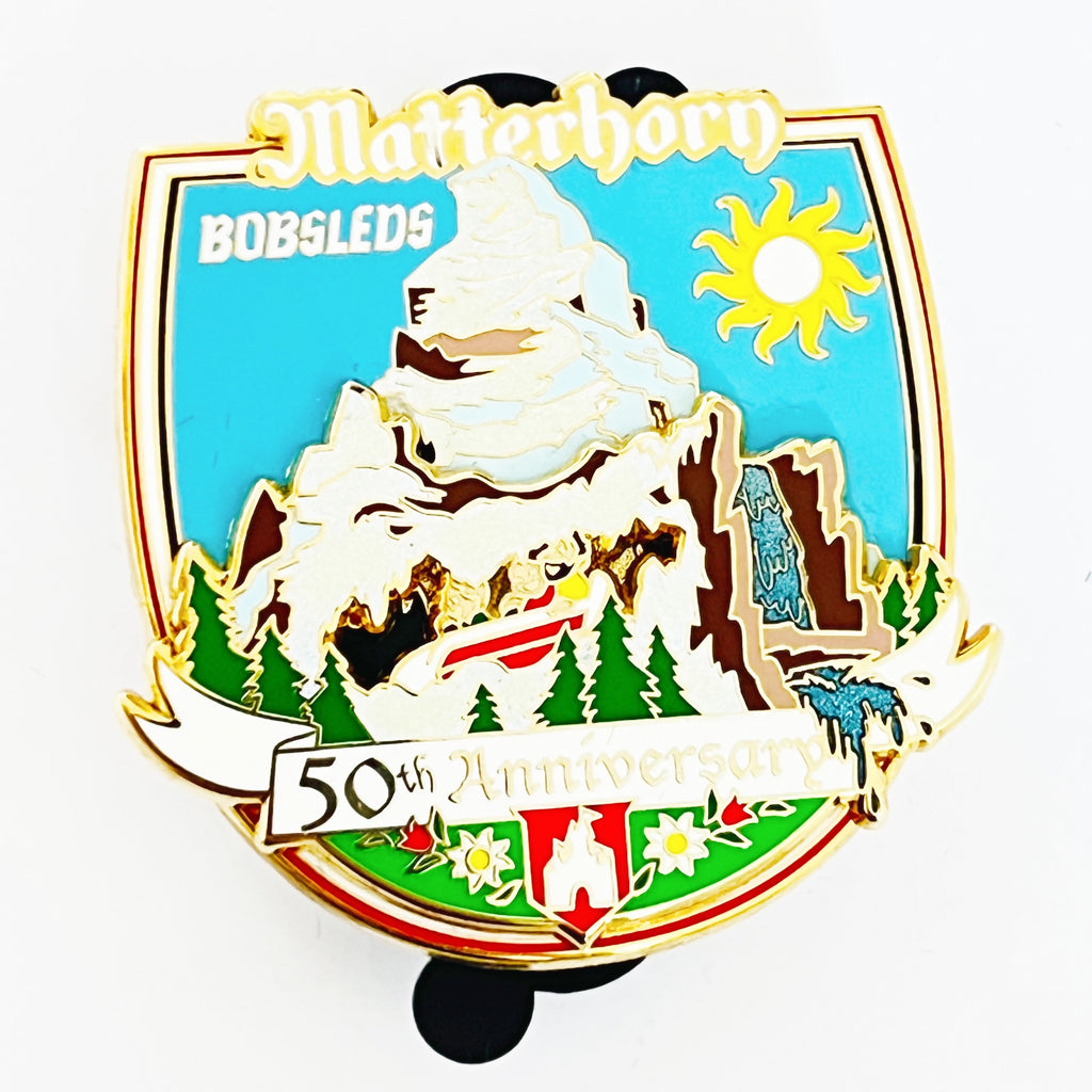 Disney DLR Matterhorn Bobsleds 50th Anniversary Limited Edition 1000 Pin