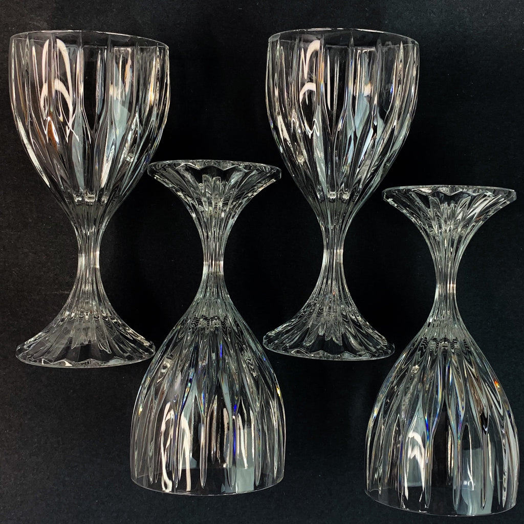 MIKASA Crystal Park Lane Pattern Goblet Glasses