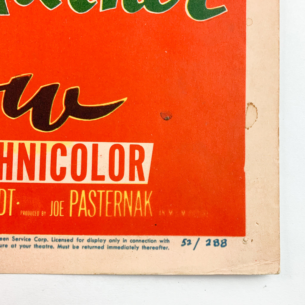 1952 The Merry Widow MGM The Saucy Musical Fernamdo Lamas Lobby Card