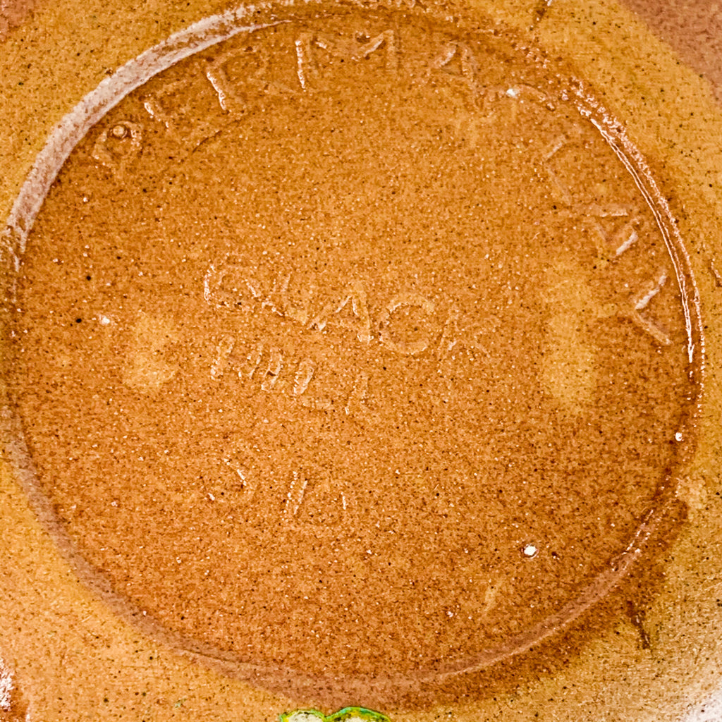 Vintage Permaclay Black Hills, SD Sugar and Creamer Art Deco Pottery set