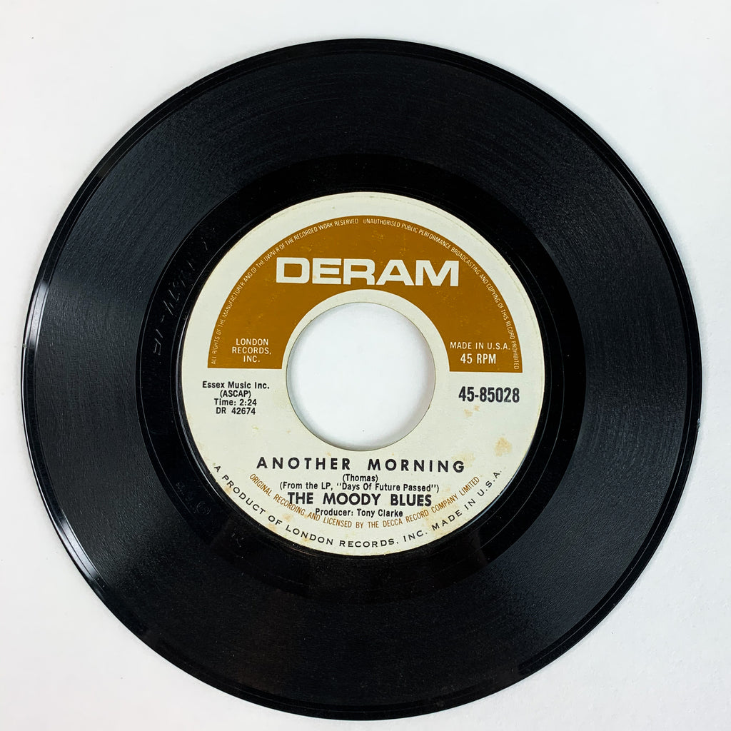 The Moody Blues Tuesday Afternoon Another Morning 45-85028 45 RPM Vinyl Record