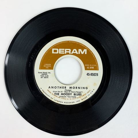 The Moody Blues Tuesday Afternoon Another Morning 45-85028 45 RPM Vinyl Record