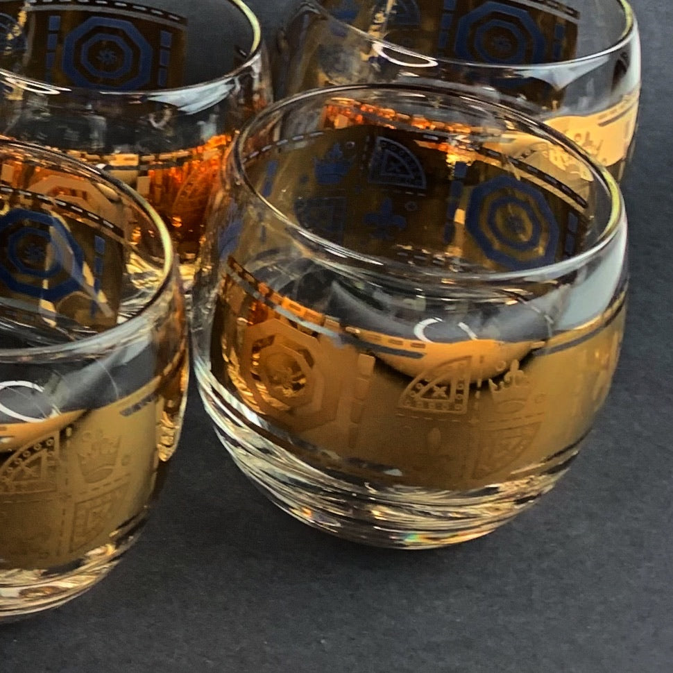 Vintage Mid Century Roly Poly Culver MCM Glasses