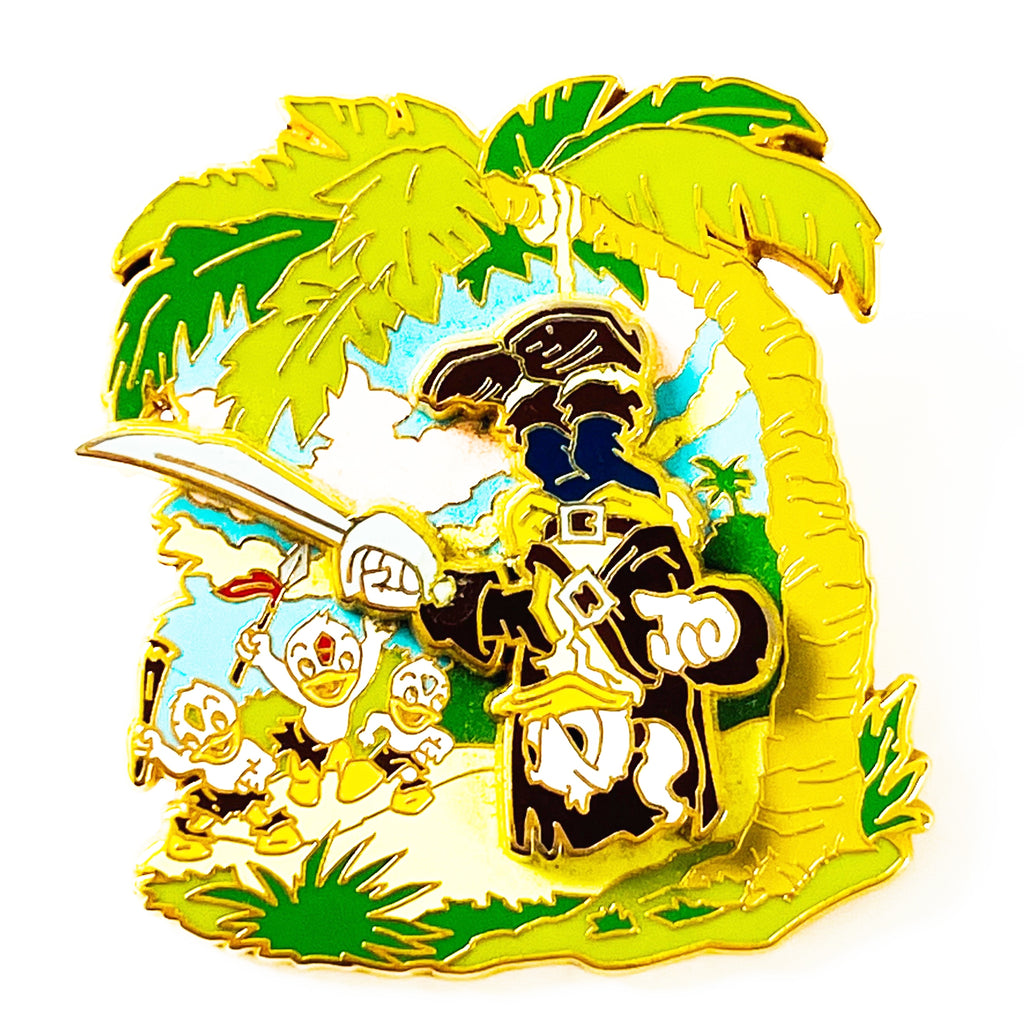 Disney Pirates of the Caribbean Donald Duck as Will Turner Pin