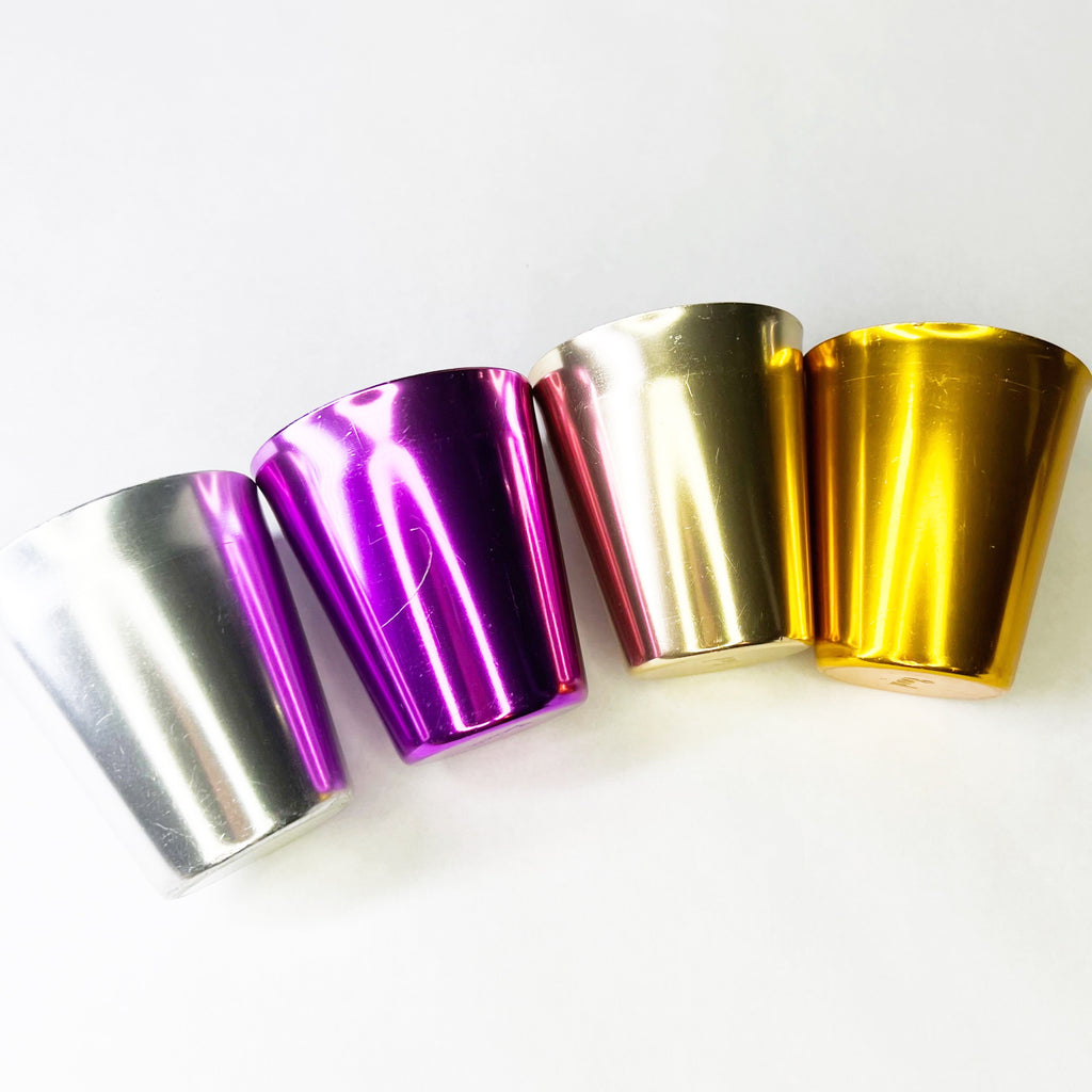 Vintage Bascal Aluminum Cups