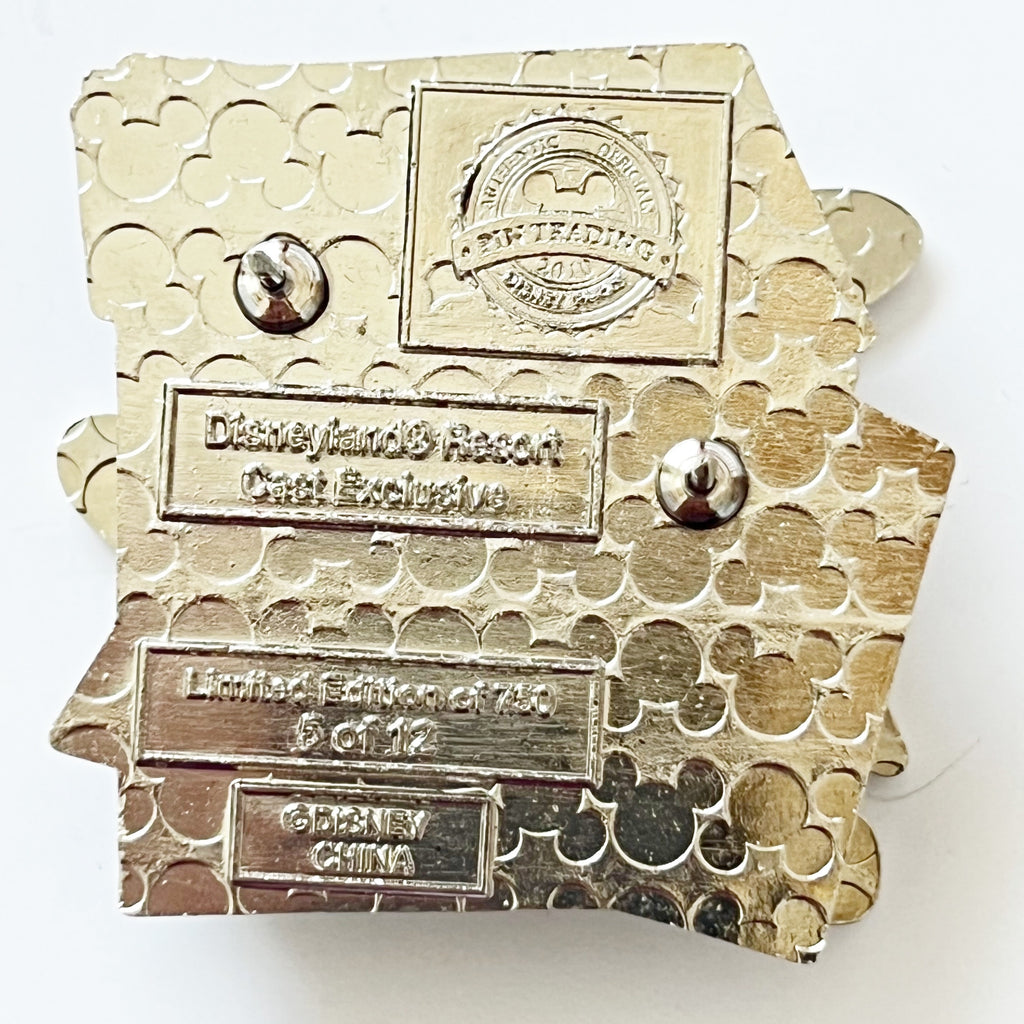 Disney Rare Retro 3D Pink Flying Elephants Attraction 50th Dumbo Pin LE 750