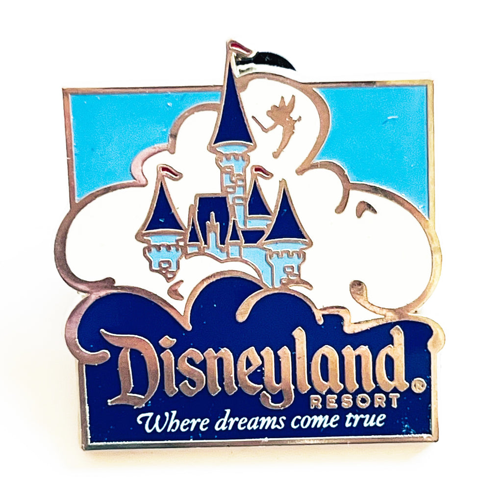 Disney Walt Disney Travel Company CoDisneyland resort Where Dreams Come True Blue Logo Castle Pin