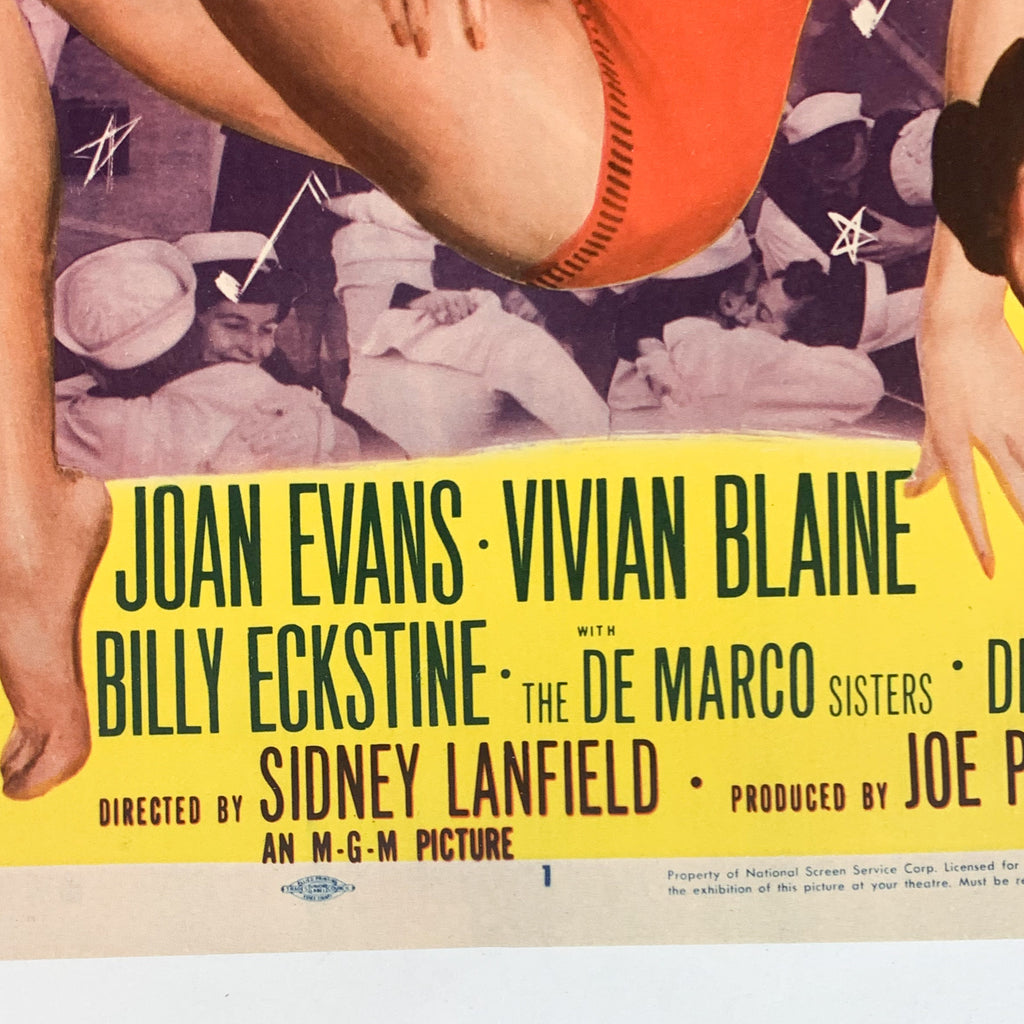 Skirts Ahoy! 1952 MGM Color By Technicolor Esther Williams Lobby Card