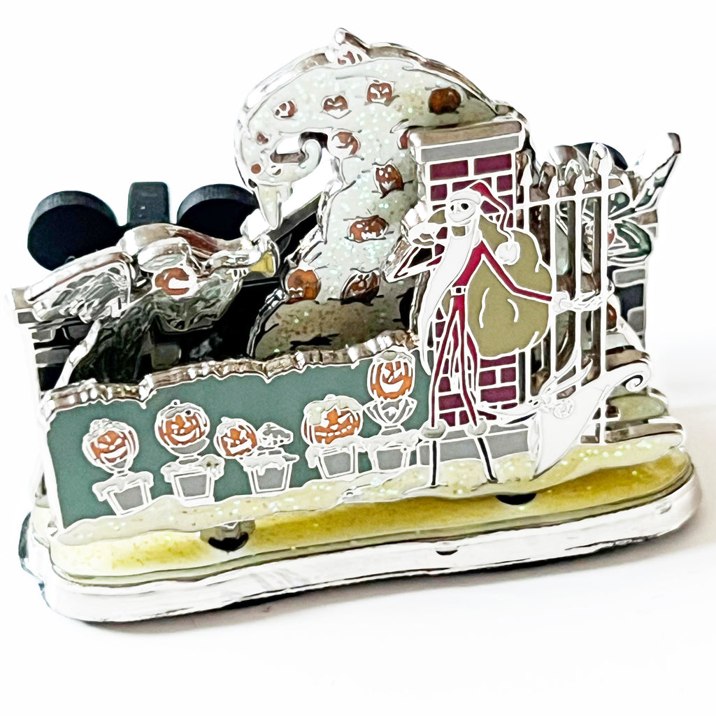 Disney Nightmare Before Christmas Haunted Mansion Jack Sandy Claws Diorama Pin