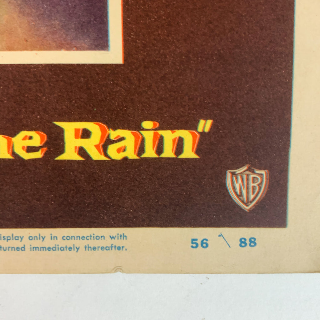 Warner Brothers 1956 Miracle In The Rain Jane Wyman Van Johnson Lobby Card