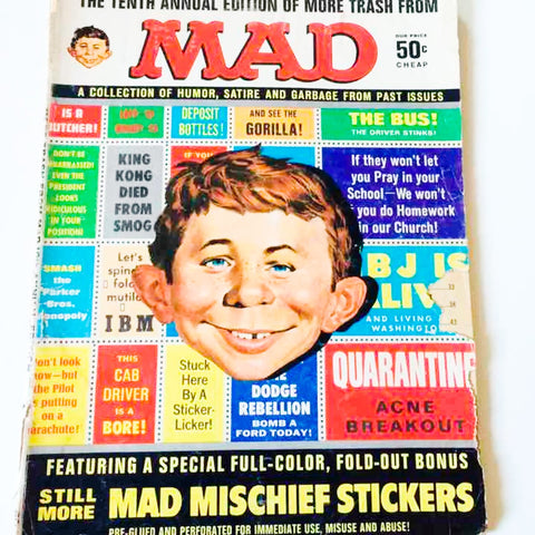 MAD Magazine 1967 Tenth Annual Edition of More Trash