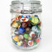Vintage Marble Collection in Mason Jar
