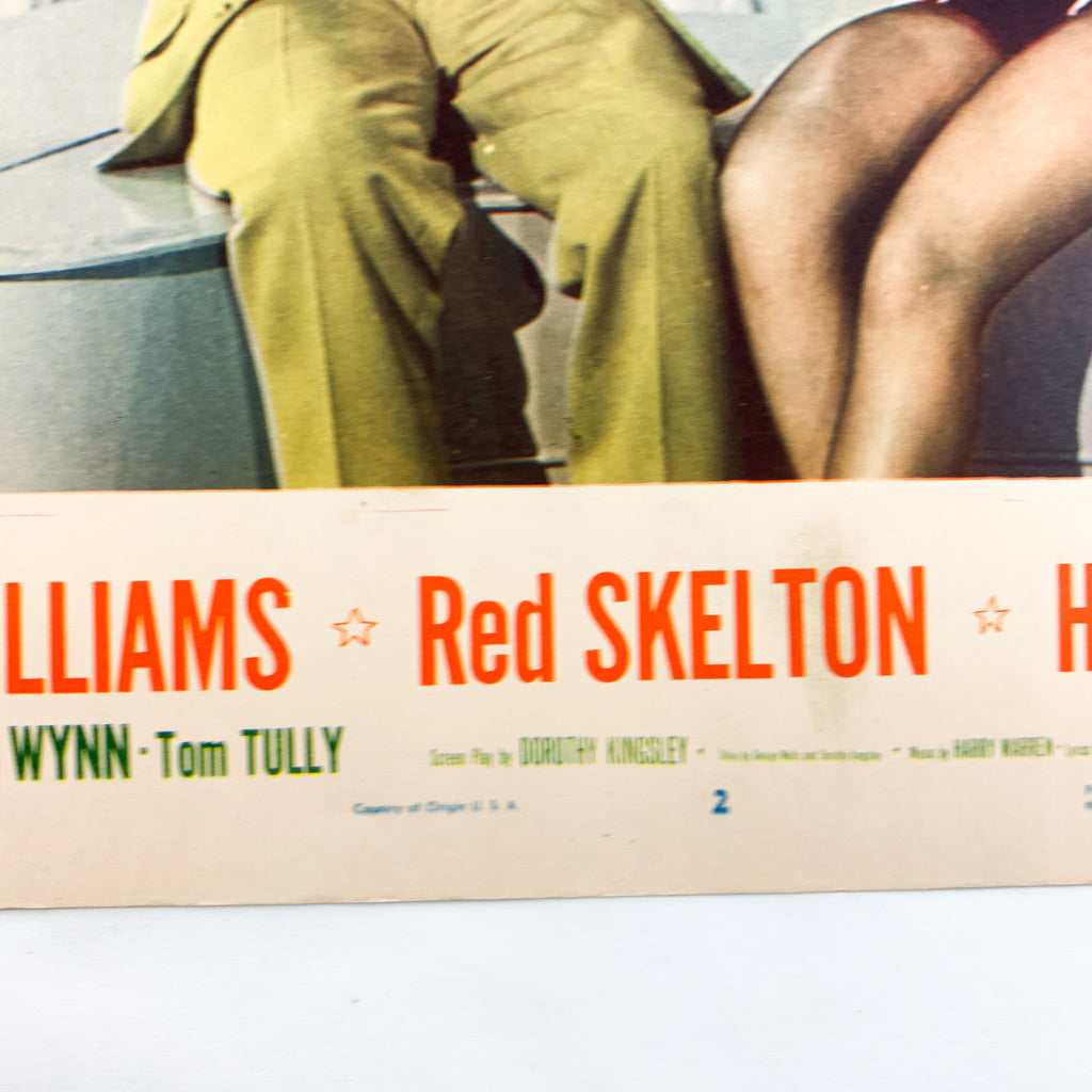 Texas Carnival 1951 MGM Musicals Esther Williams Red Skelton Lobby Card #2