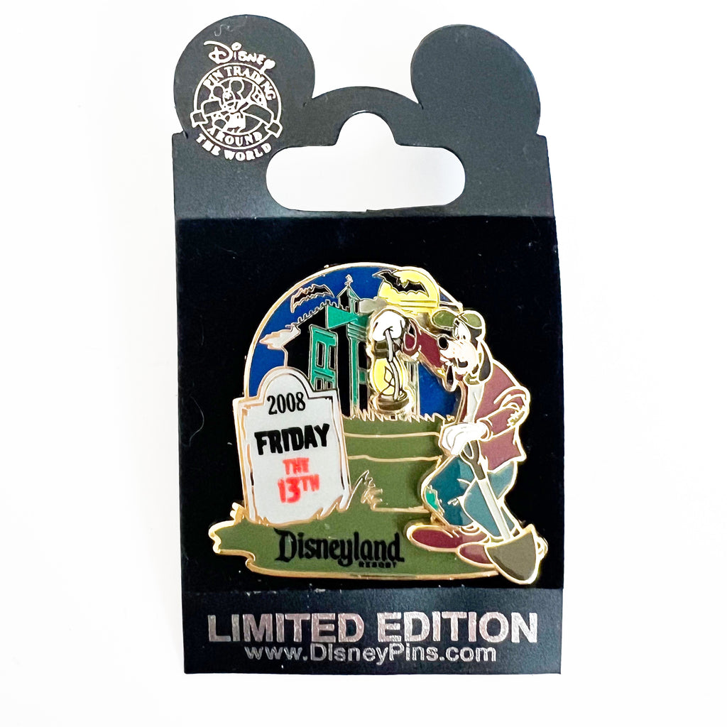DLR Friday the 13th The Haunted Mansion Caretaker Goofy Limited Edition Disney Pin