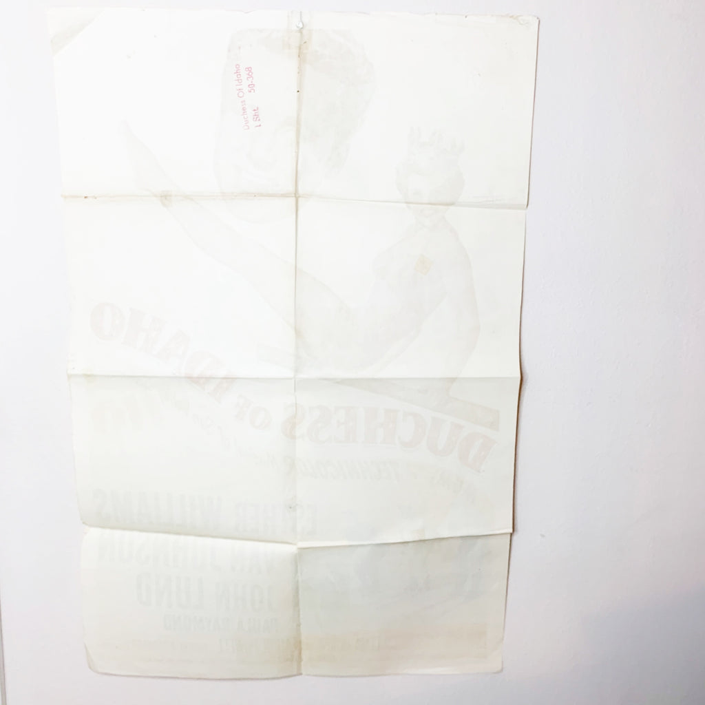 Duchess Of Idaho 1950 Esther Willams Movie Litho Poster 1 Sheet