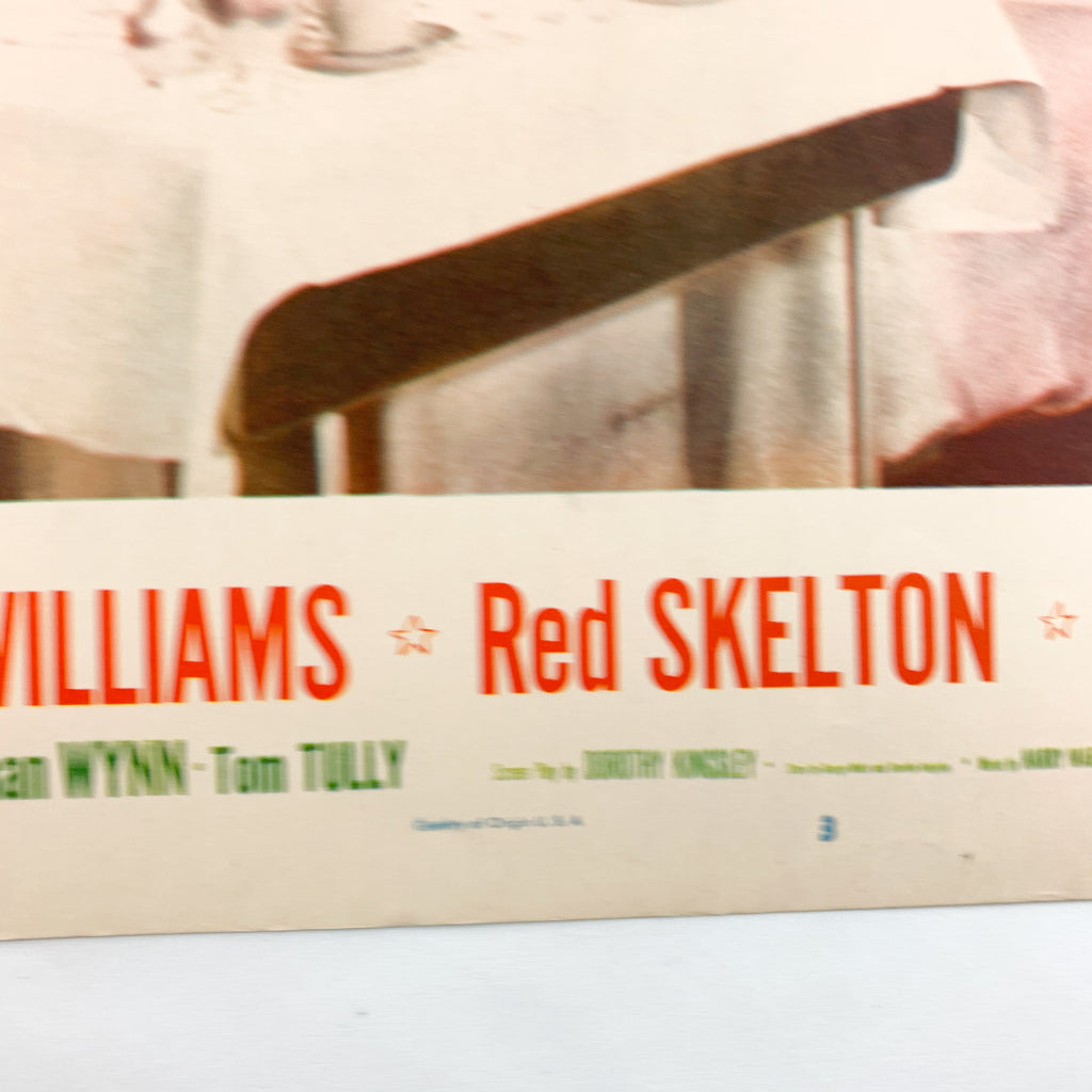 Texas Carnival 1951 MGM Musicals Esther Williams Red Skelton Lobby Card #3