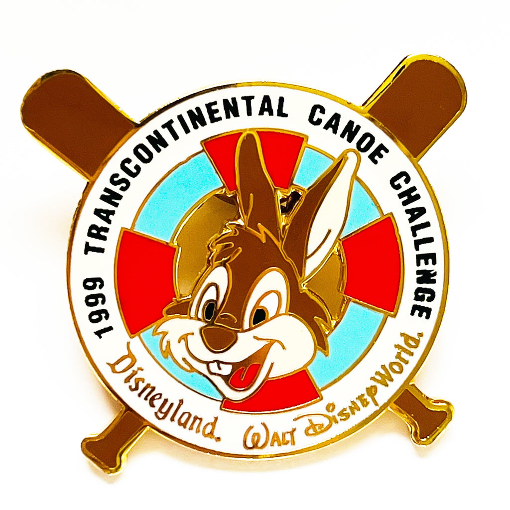 Disney WDW/Disneyland Brer Rabbit 1999 Transcontinental Canoe Races Pin