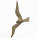 Vintage Brass Mid Century Bird Flying Wall Hanging