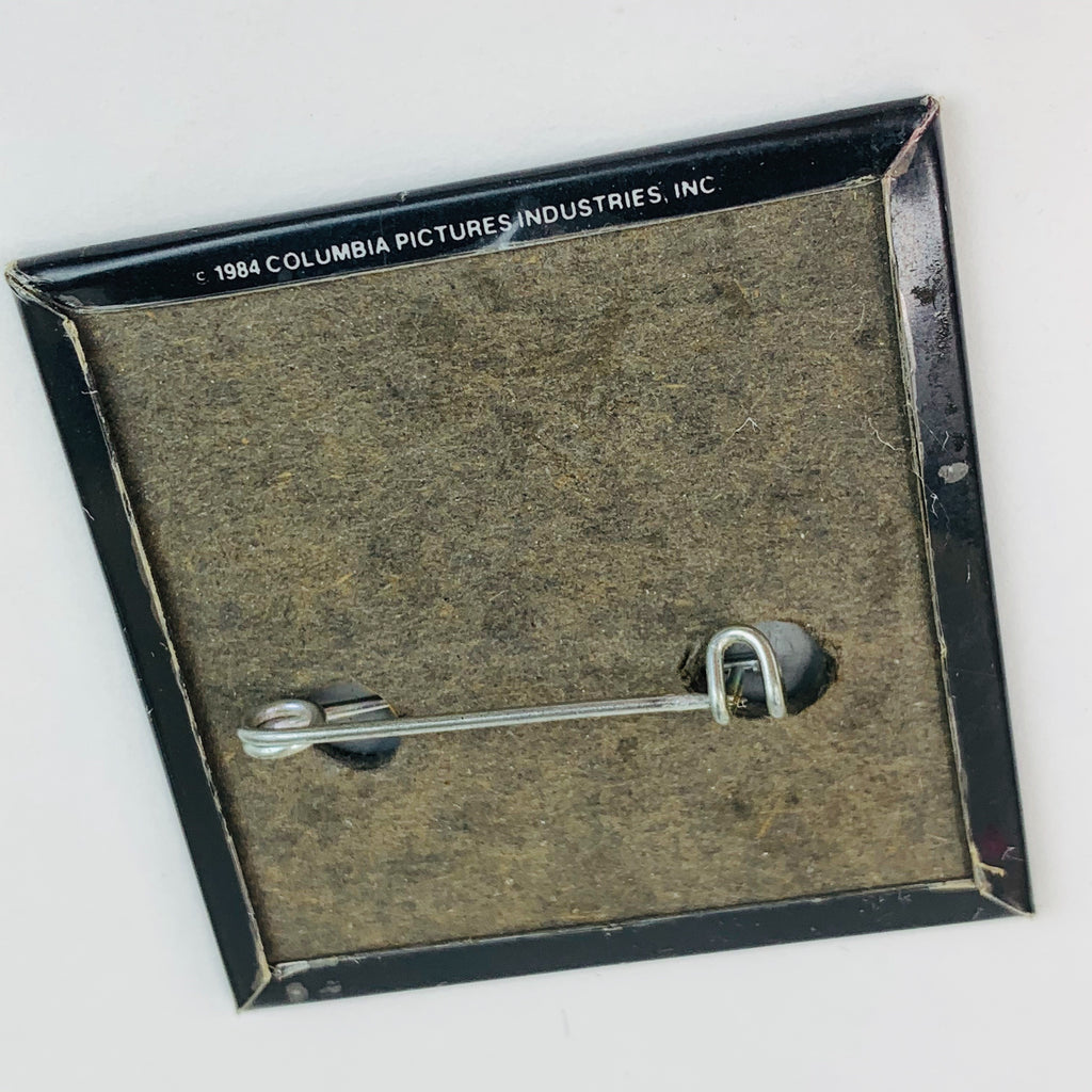 Vintage 1984 Ghostbusters Movie Cover Collectible Button Pin