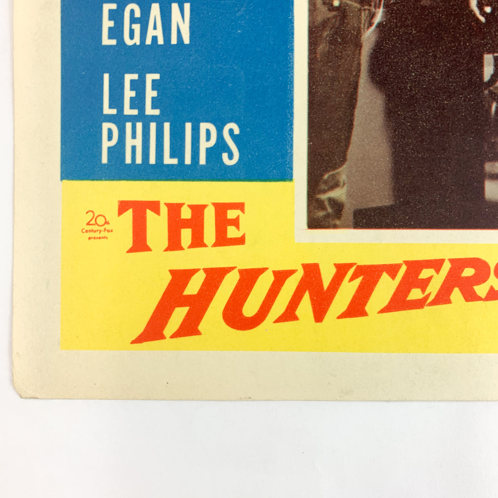 The Hunters 1958 CinemaScope Color by De Luxe Robert Mitchum #3 Lobby Card