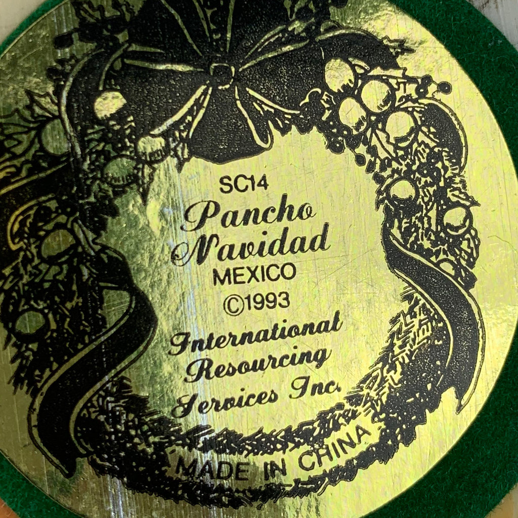 The International Santa Claus Collection 1993 Pancho Navidad Mexico Figurine