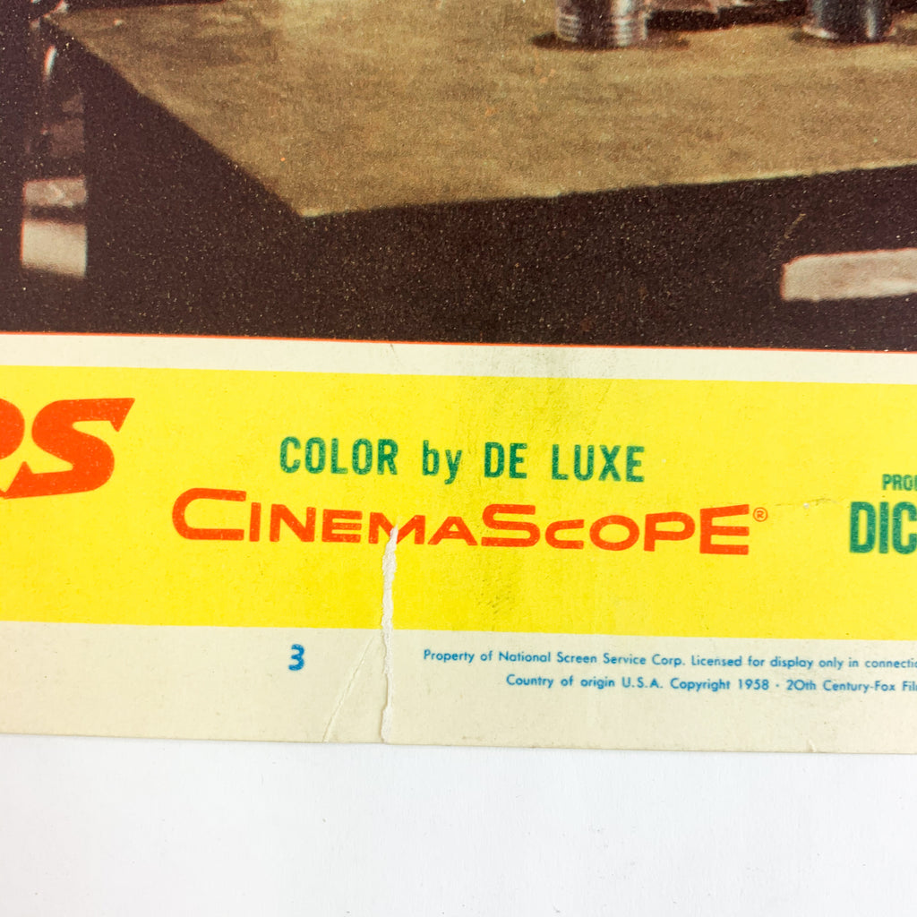 The Hunters 1958 CinemaScope Color by De Luxe Robert Mitchum #3 Lobby Card