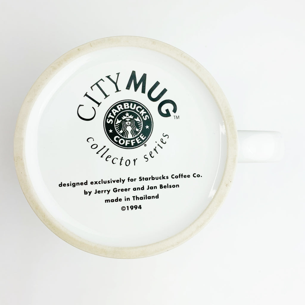 Vintage 1994 Starbucks Singapore City Collector Series Coffee Mug