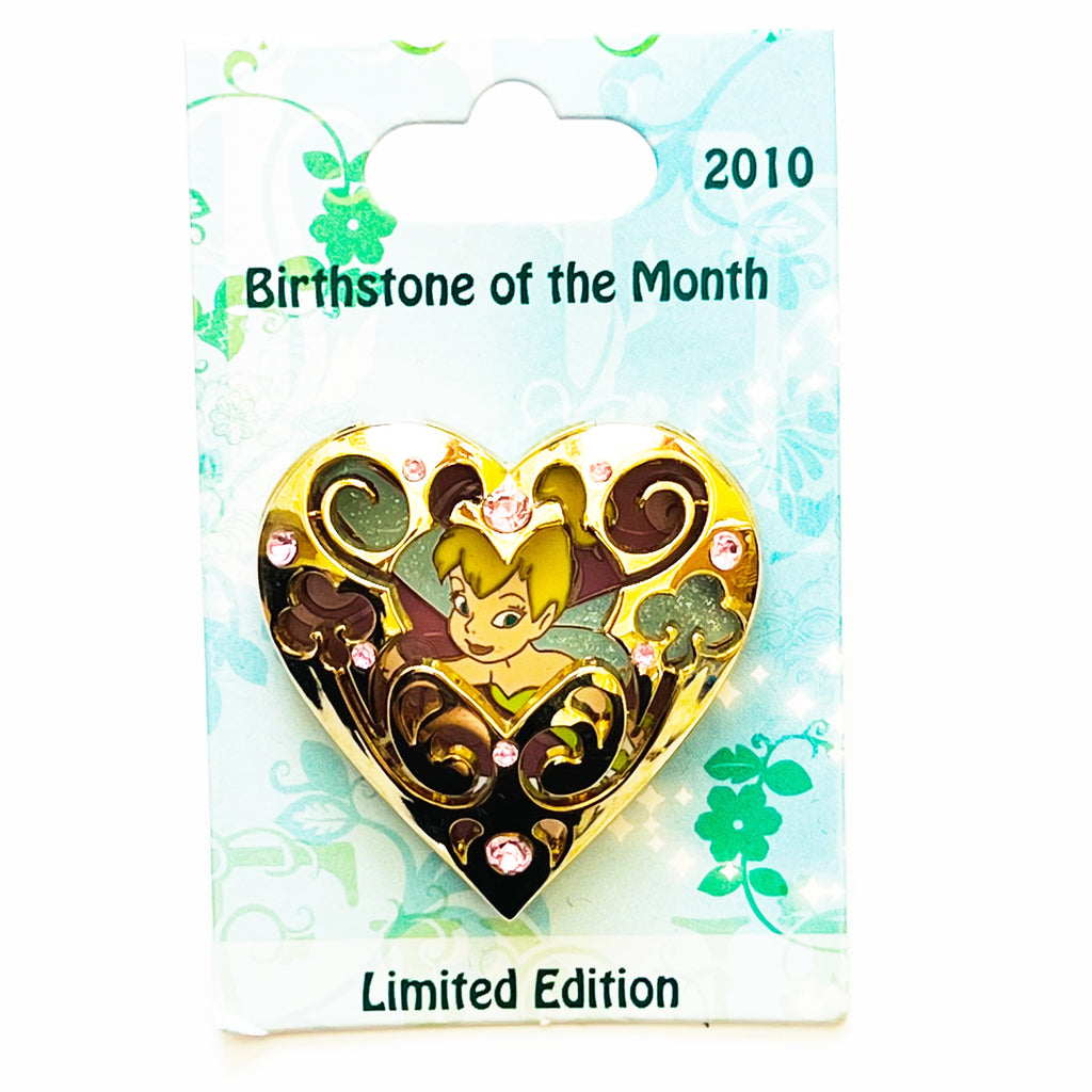 Disney Tinker Bell Birthstone Collection February Hinged Pin