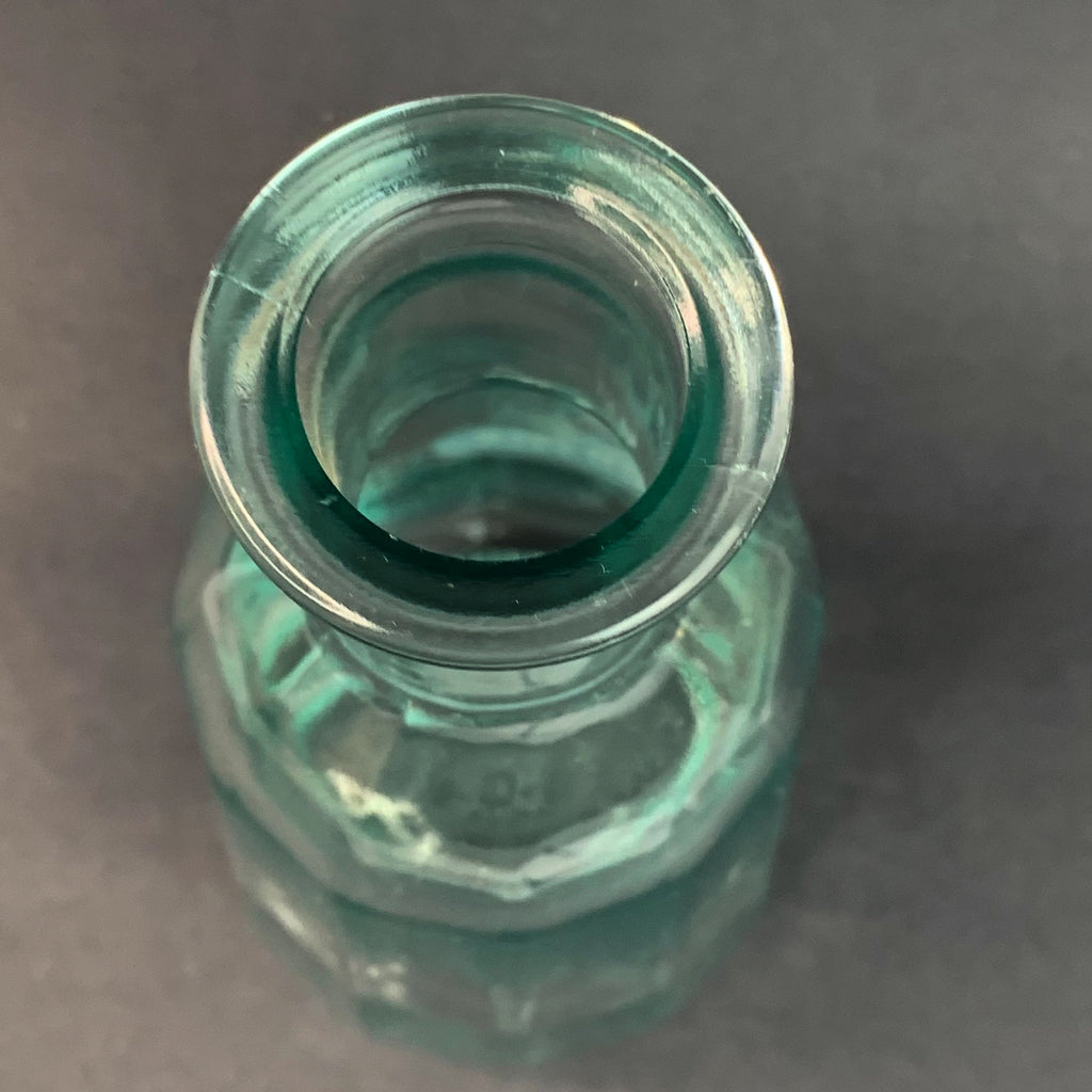 Vintage Hand Blown Glass Porron Wine Pitcher Decanter