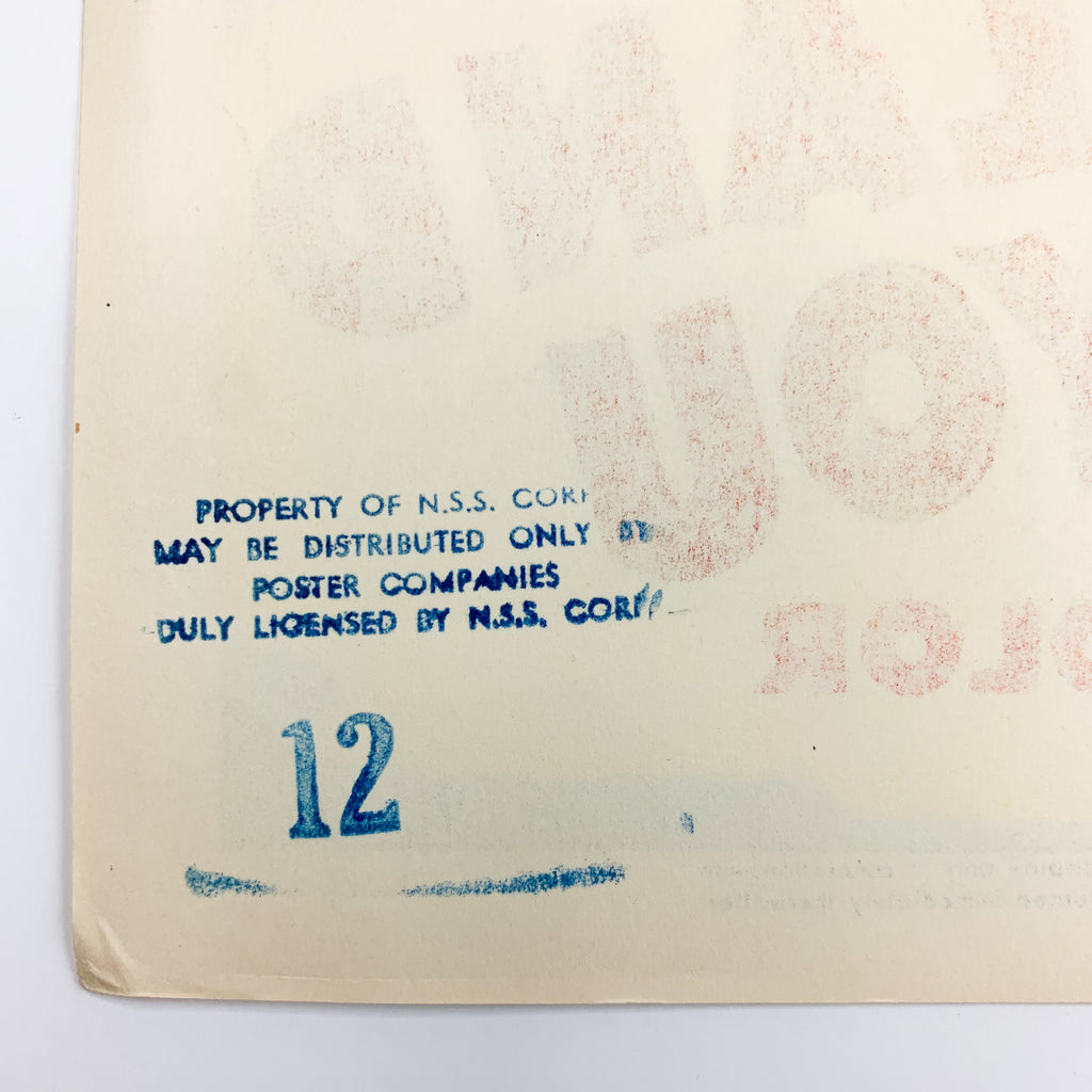 1948 MGM On An Island With You Esther Williams Peter Lawford Lobby Card