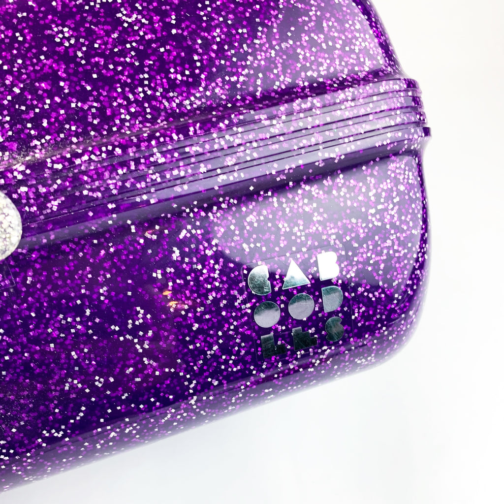 Caboodles Glitter Makeup Cosmetic Mirror Case