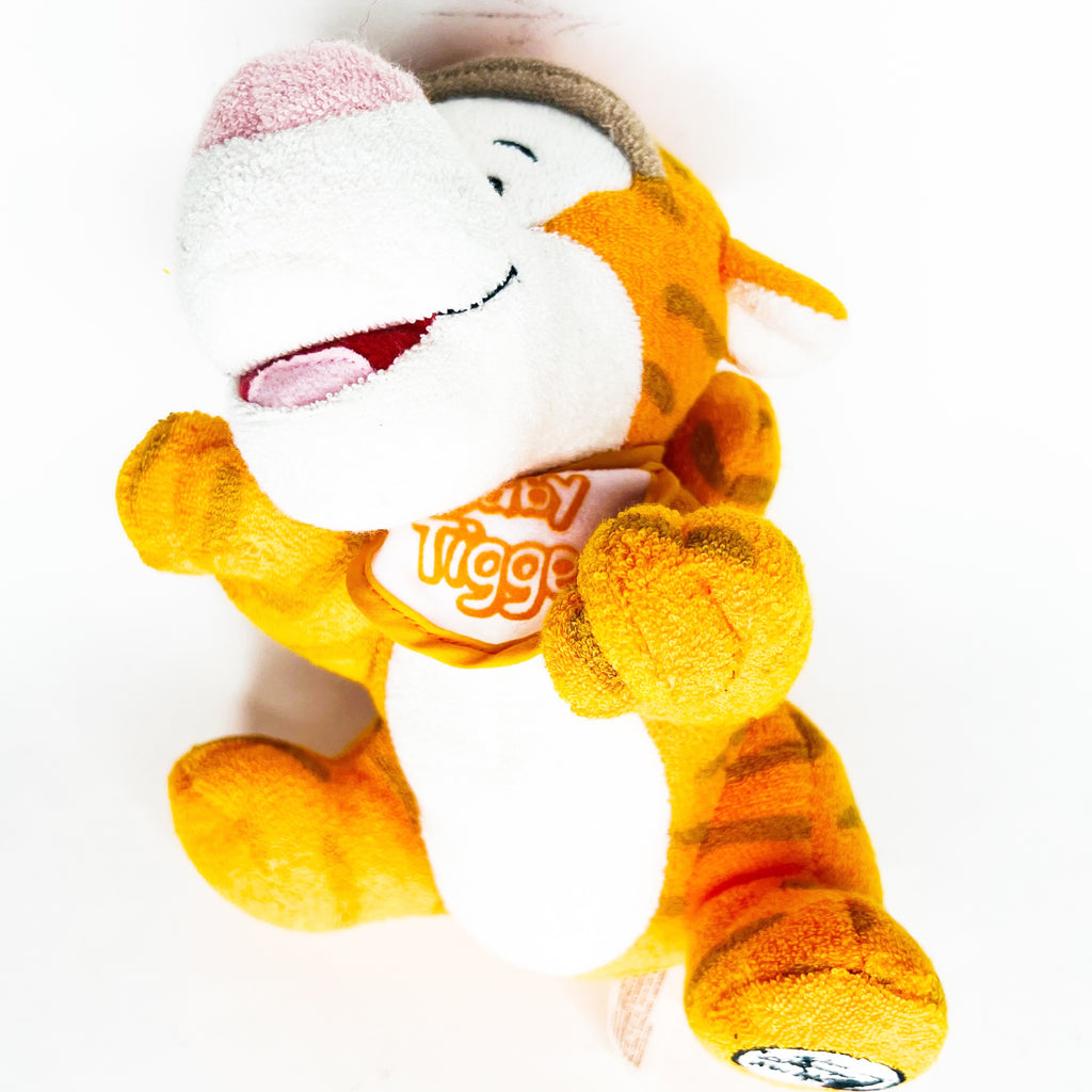 Walt Disney World BABY Tigger 8" Terry Cloth Stuffed Beanbag Plush