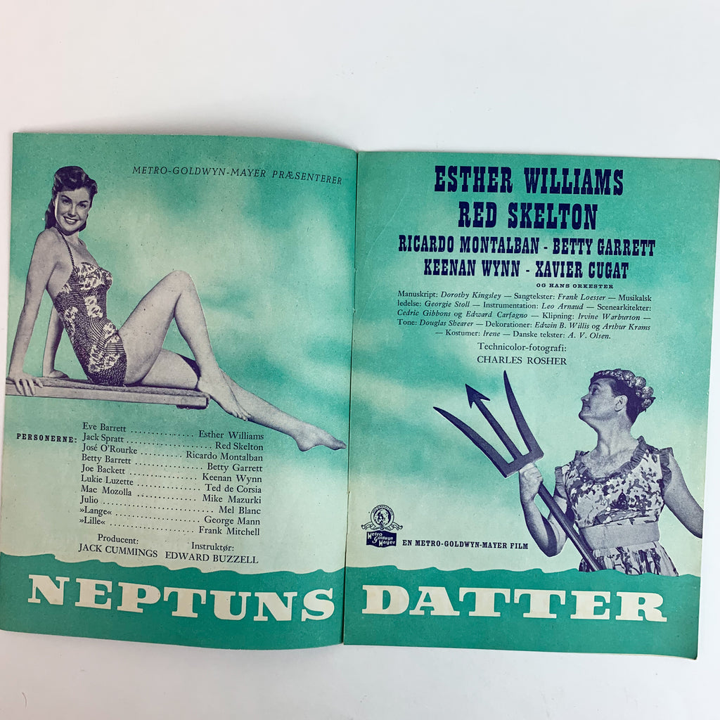 Neptune's Datter Esther Williams Red Skelton Movie Program