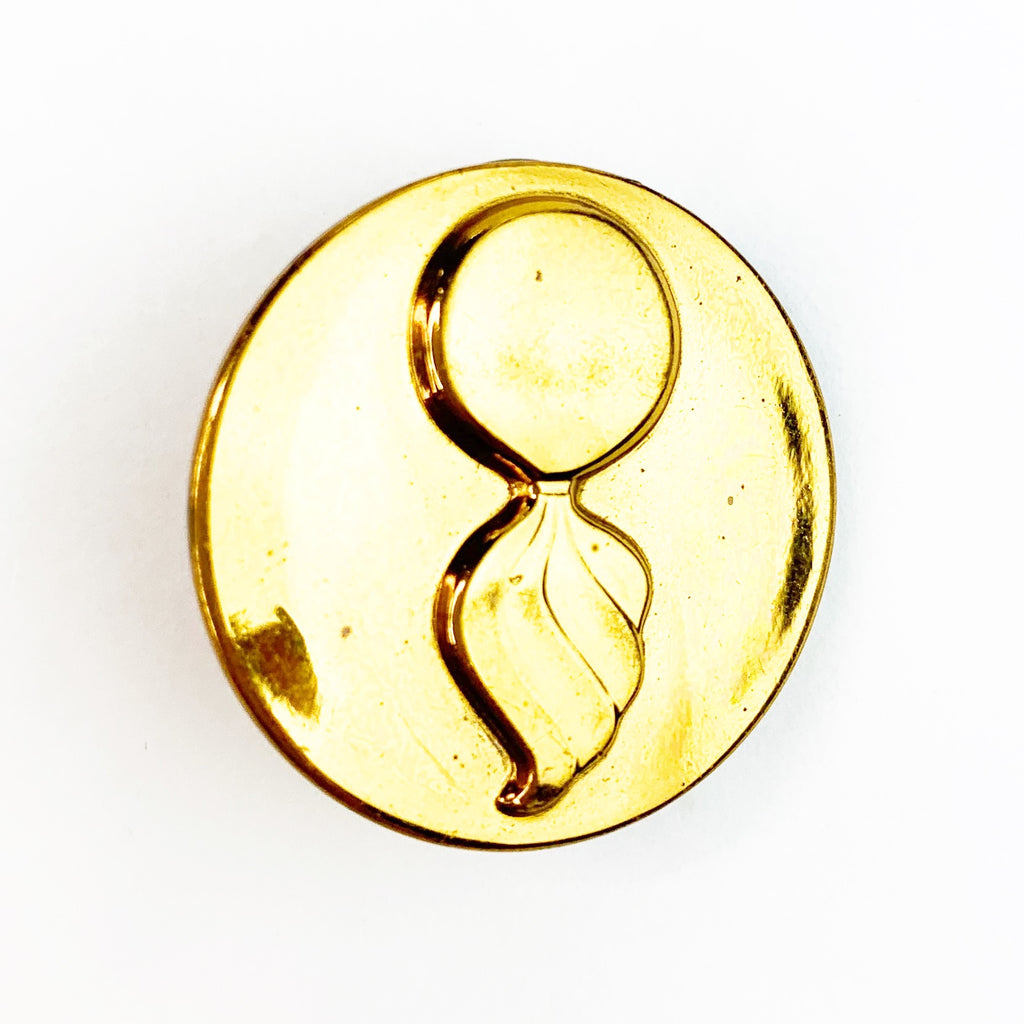 Vintage Flame Military Lapel Pin