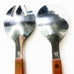 MCM Arnart Teak Wood Salad Set Stainless Steel JAPAN