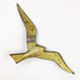 Vintage Brass Mid Century Bird Flying Wall Hanging