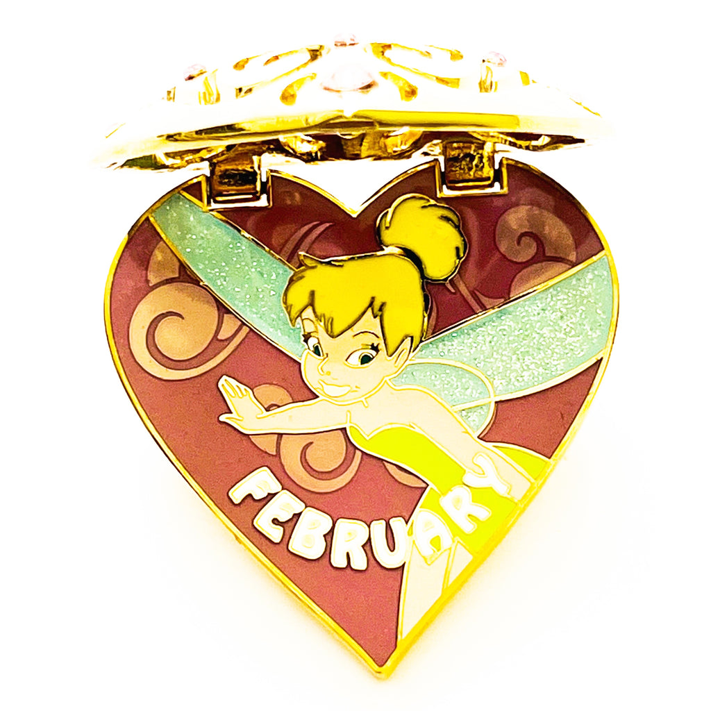 Disney Tinker Bell Birthstone Collection February Hinged Pin