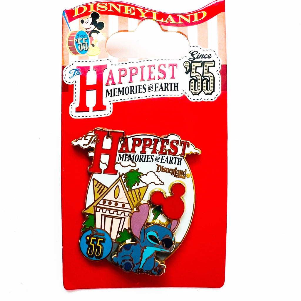 Disneyland Happiest Memories on Earth Collection Since 55 Stitch First Release Pin