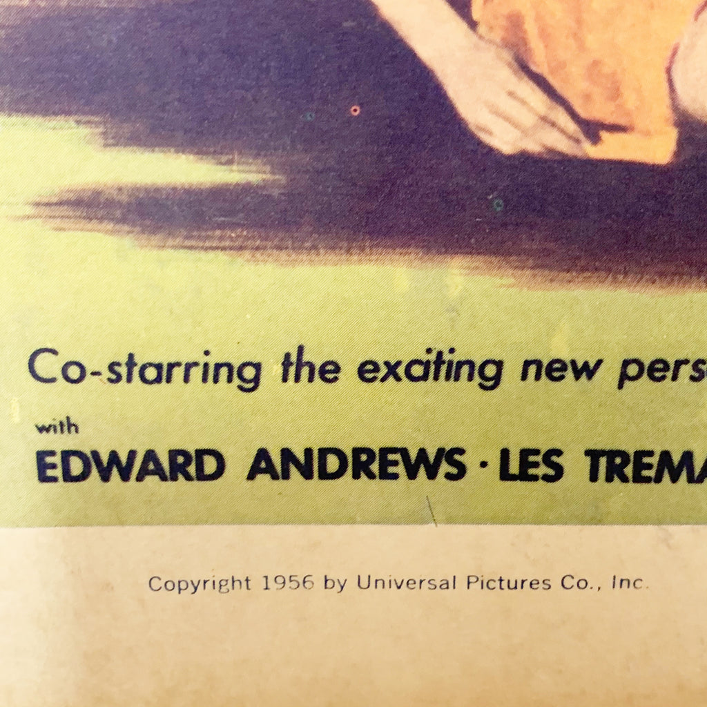 The Unguarded Moment 1956 Esther Williams Movie Advertising Poster