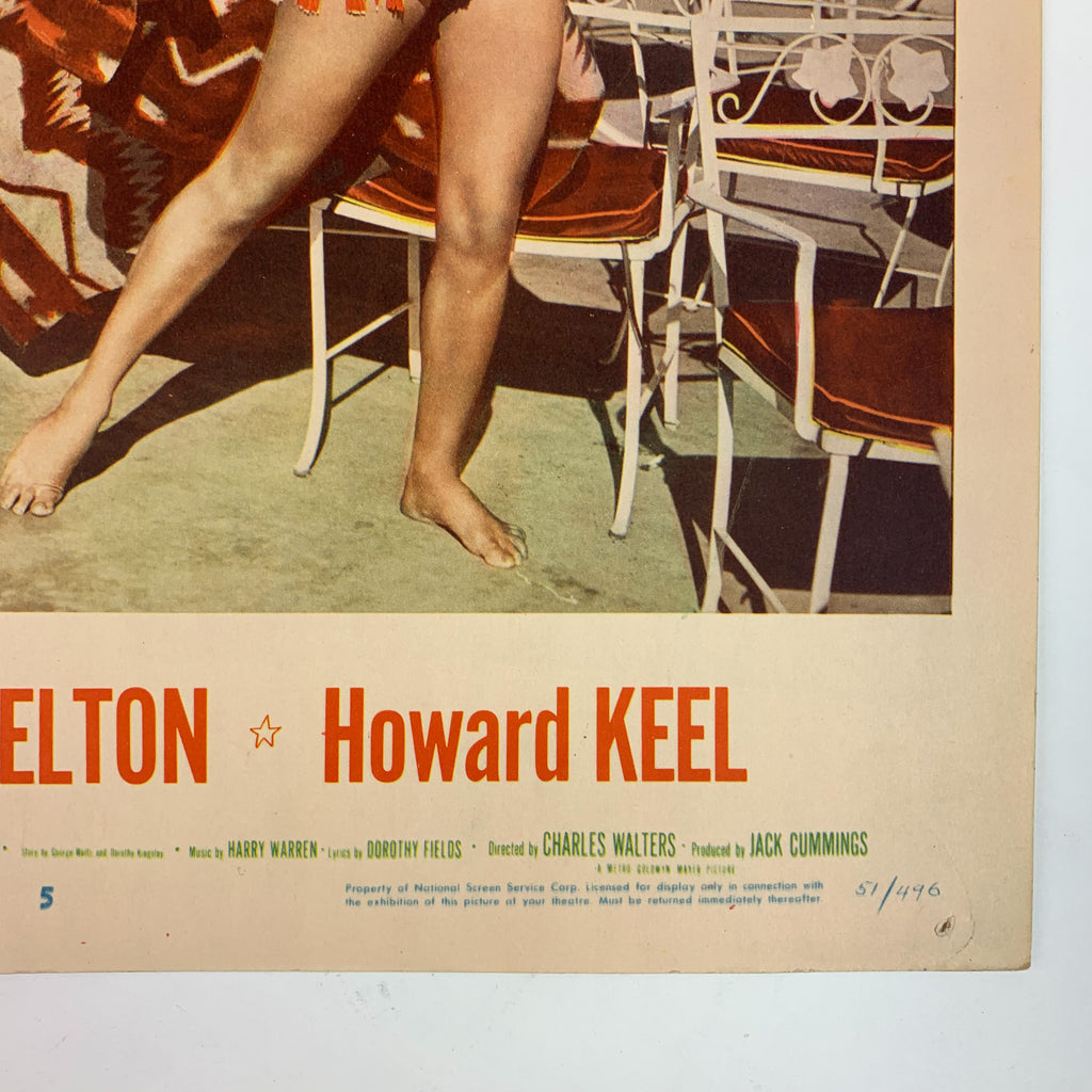 Texas Carnival 1951 MGM Musicals Esther Williams Red Skelton Lobby Card